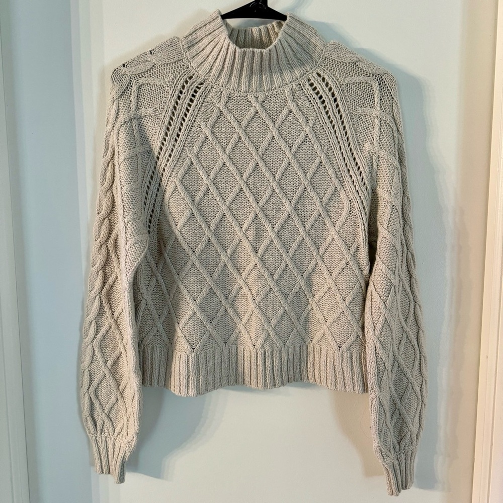 American Eagle Mock Neck Sweater